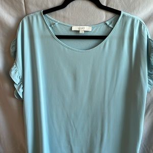 LOFT Blouse Ruffle Sleeve